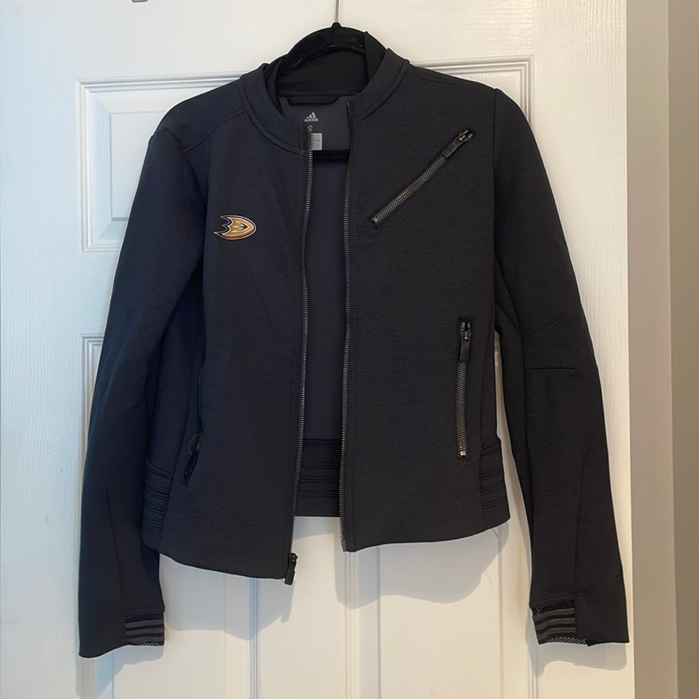 Size small Anaheim Ducks athletic jacket